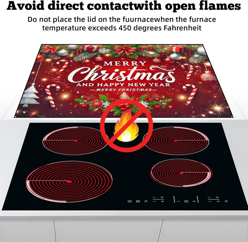 AOHMPT Stove Top Cover for Electric Stove: 28''×20'' Stove Cover Elevate Your Kitchen Reliable Heat Protection,Non-Slip Kitchen Decor (MAI-G2411289) - Image 3